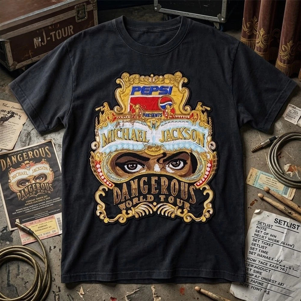 Vintage Pepsi Michael Jackson Dangerous World Tour Shirt Size S-5XL