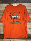 VTG 1990's Modern Process Jerzees Shirt YOU CANT SCARE ME CAFETERIA WORKER XL