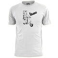 Mens Vespa Scooter Poster (V1) T Shirt Mod Weller Jam Scooter Boy Girl