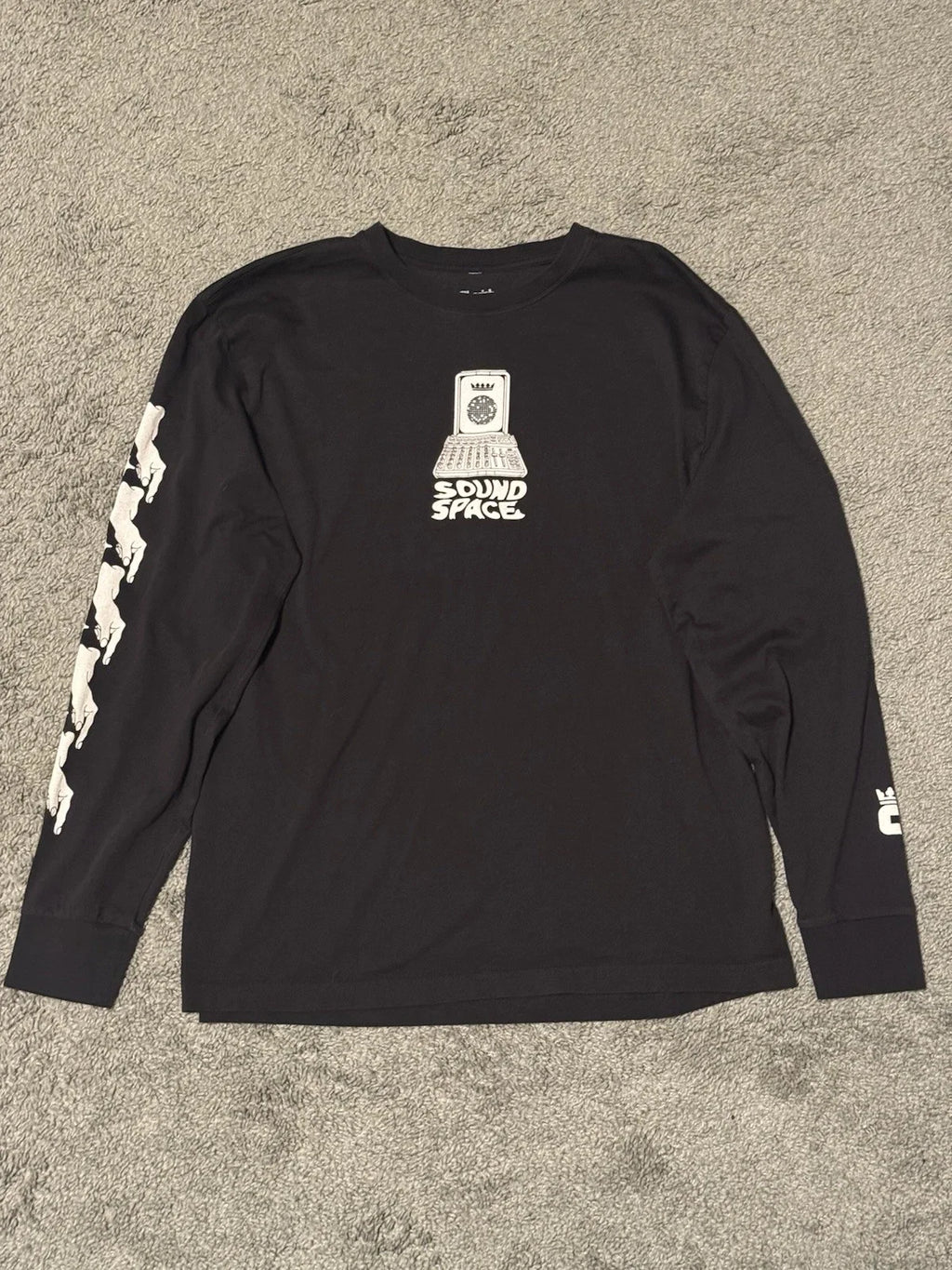 Jiberish x Mission Ballroom Sound Space Long sleeve Shirt Size XL