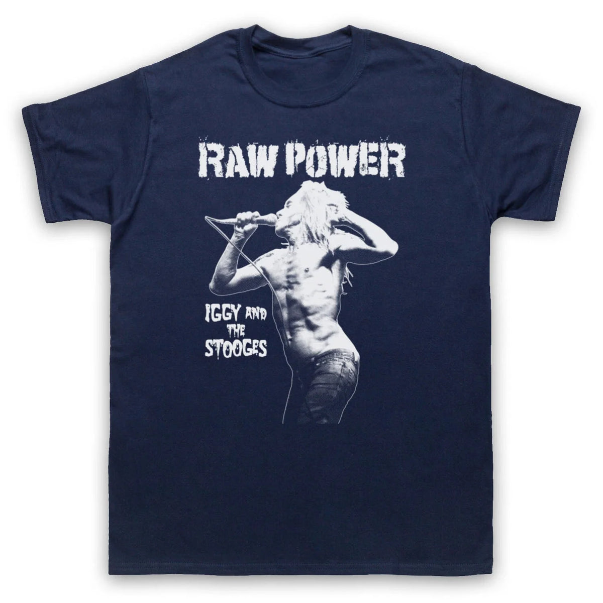 IGGY AND THE STOOGES UNOFFICIAL POP RAW POWER PUNK MENS & WOMENS T-SHIRT