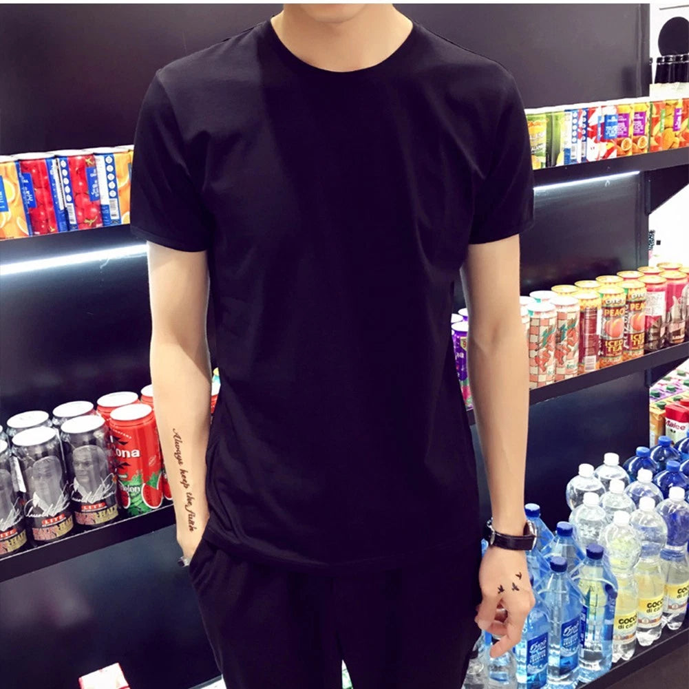 Stylish Loose Fit T Shirt for Men Short Sleeves for Easy Summer Styling