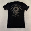 NEW Zero Foxtrot TShirt Men Medium Army Black Skull Operation Iraqi Freedom Flex