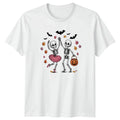 Dancing Skeletons Halloween Trick Or Treat Cute Spooky T-Shirt Halloween Gift
