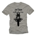 Rockabilly Motorcycle Mens T-Shirt with Cafe Racer - Mens Twin Bobber Shirt