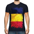 Chad Flag Grunge Mens T-Shirt T ? D Chad Chad football shirt