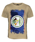 BELIZE GRUNGE FLAG MENS T SHIRT TEE SHIRT XS S M L XL 2XL 3XL 4XL 5XL