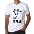 ULTRABASIC men's t-shirt coffee charge nap repetition coffee load nap repeat