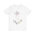 Breathe Grow Bloom T-Shirt, Inspirational Tee,  Botanical modern and feminine 4