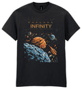 Explore Infinity Space Planet Themed T-Shirt Mens Womens Planets Gift Unisex