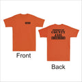 Property of the County Jail Prison Funny Orange Front & Back Print Men's T-Shirt