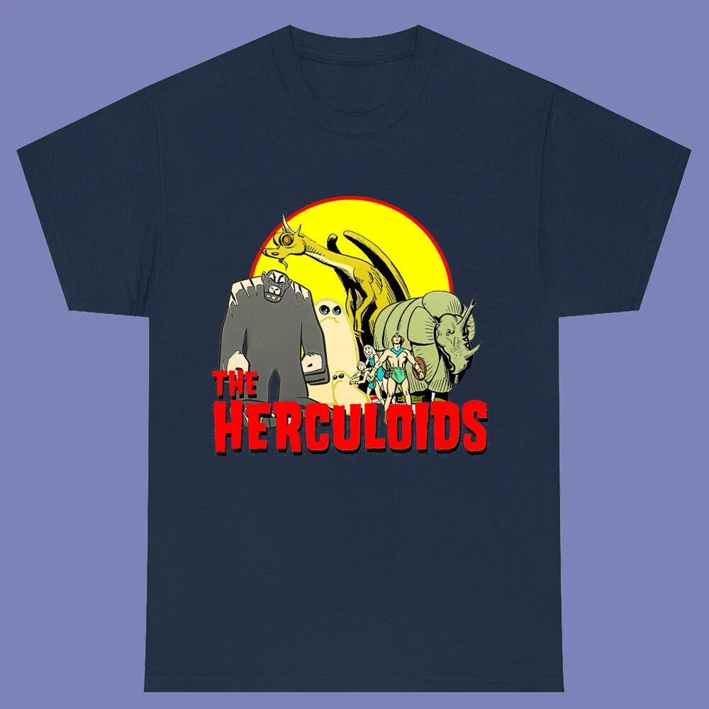 The Herculoid Famous Classic Cartoon Men's Navy Size S-3XL
