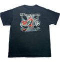 Exit Magnum Choppers Extreme Custom Motorcycle Y2K Biker Graphic T-Shirt Black L