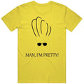 Johnny Bravo Man I'm Pretty Cartoon Tv Funny Retro Vintage Daisy Yellow Cot
