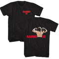 Rambo 3 John Tying Red Bandana Getting Ready To Rumble Men's T Shirt 80's Movie