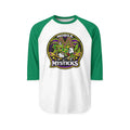 Mobile Mysticks Baseball Raglan Shirt Retro Sports Team