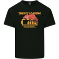 Sleeping Fox Energy Funny Lazy Anti-Social Mens Light Cotton T-Shirt