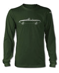 MG MGB MKIII Convertible T-Shirt - Long Sleeves - Side View