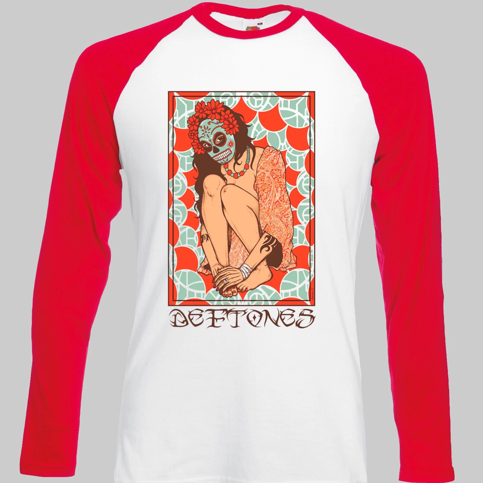 Deftones Punk Rock Metal Long Sleeve Baseball T-shirt Unisex S-3XL