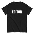 Editor Funny Cute Lazy Easy Simple DIY Halloween Costume T-Shirt New Graphic Men