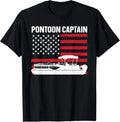 Cool Pontoon Captain Art For Pontoon Boat Captain T-Shirt