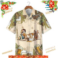 Bulldog Family Beer Hawaiian Shirt