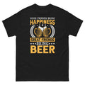 Good Friends Bring Happiness Great Friends Bring Beer Men's Classic Tee