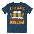 Beach Holiday Summer Aloha Beer T-Shirt Funny Joke Complex Shirt