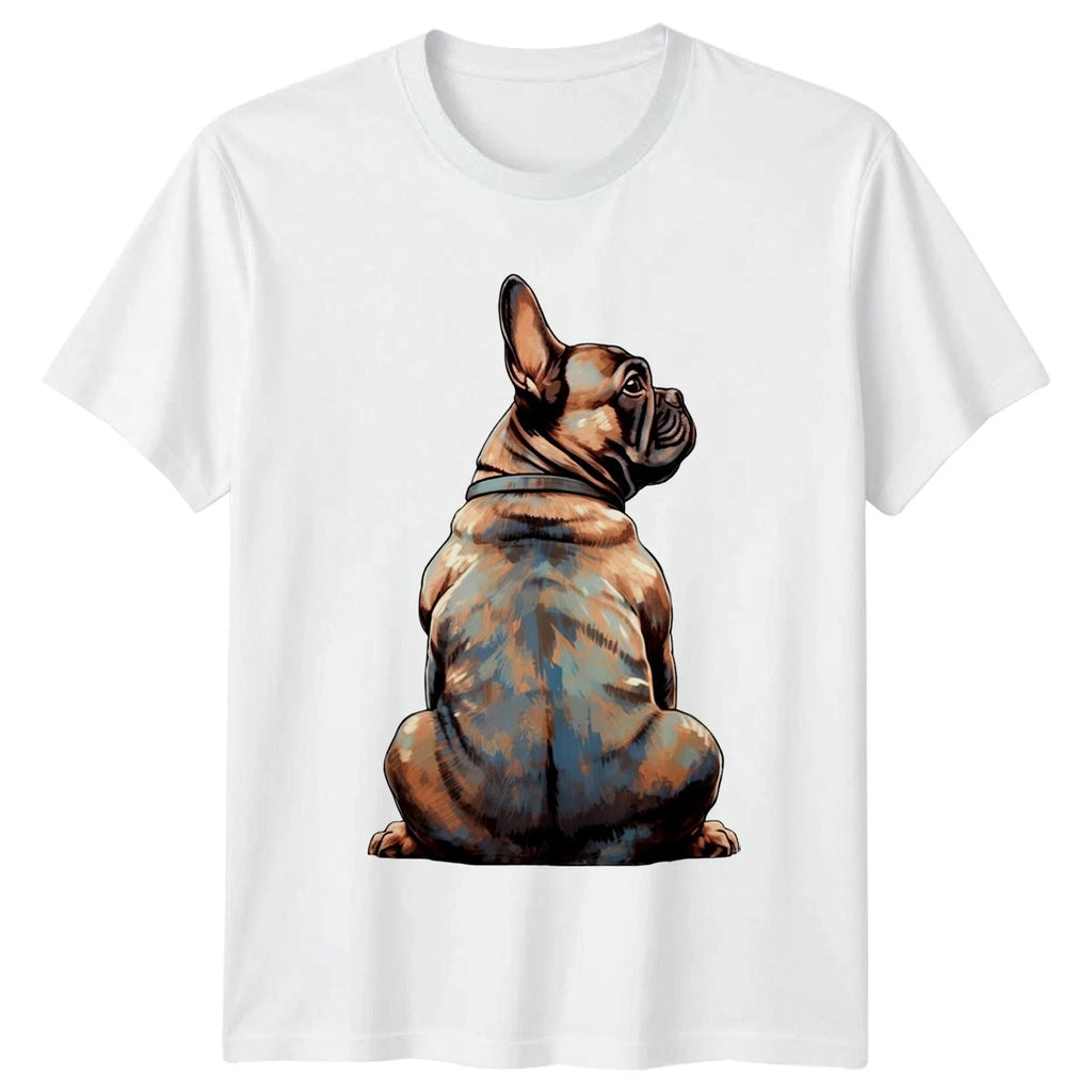Stylish French Bulldog Art Brindle Dog T-Shirt French Bulldog Dog Owner