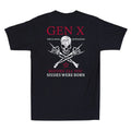 X Generation Before All You Sissie Were Born Skull Rock Hand Print On Back Shirt