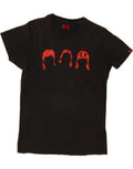 LEVI'S Mens Graphic T-Shirt Top Medium Black Cotton AO02