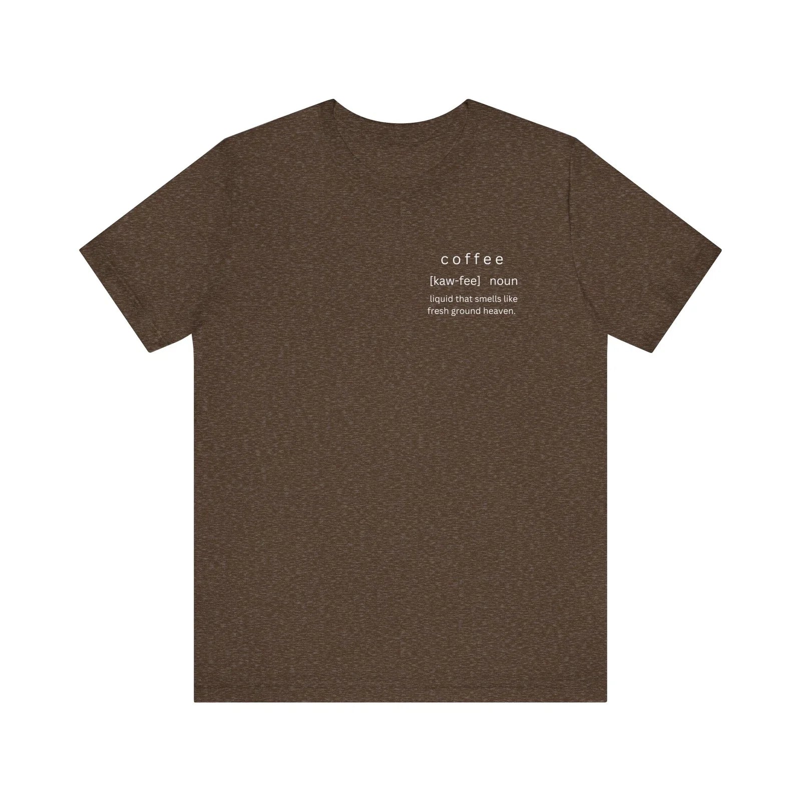 Unisex Short Sleeve Tee: the coffee lover's t-shirt
