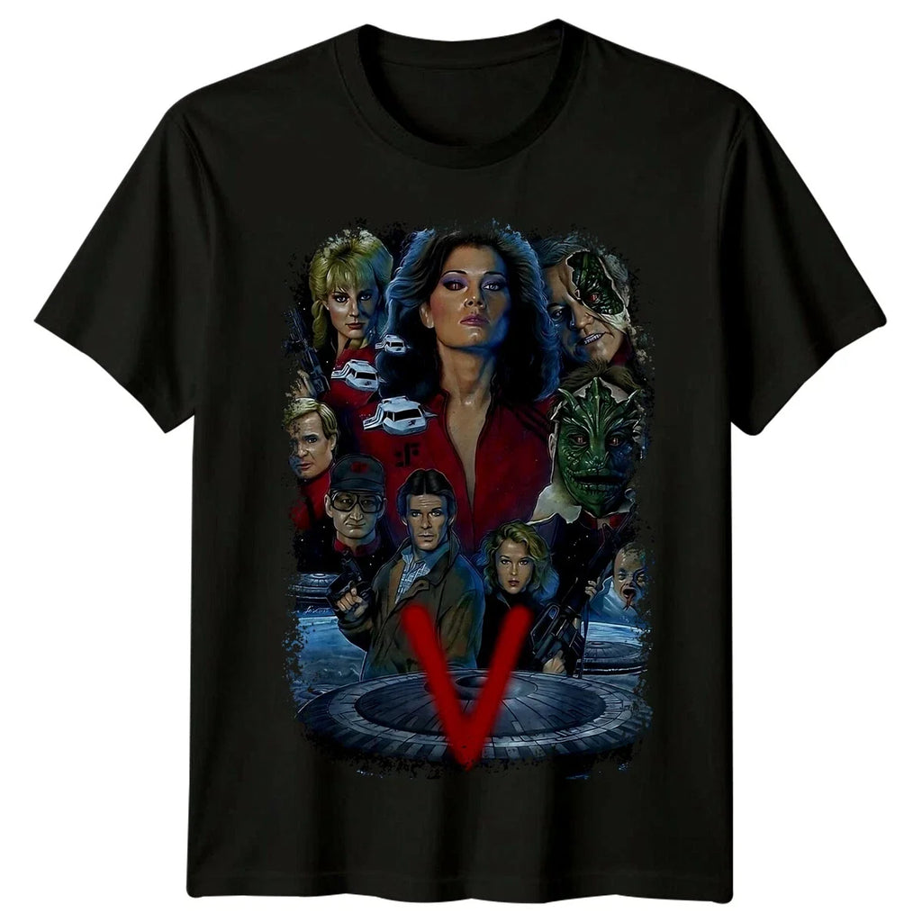 V (1984) Movie Poster Inspired T-Shirt Retro 80s Tee