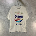 ORIONBEER Miyakojima Ver Orion Beer Graphic T-shirt White Size XL