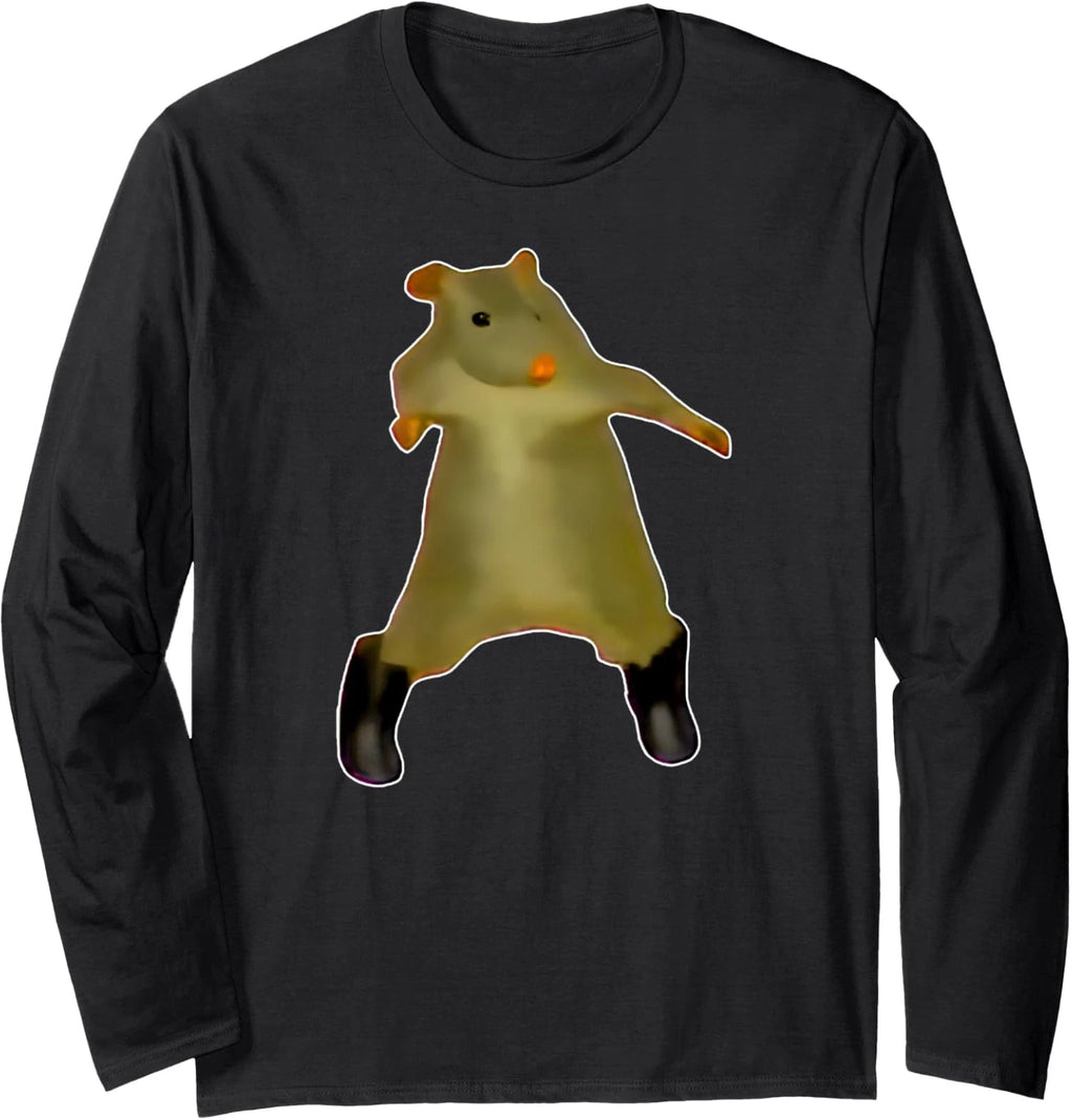 Rat Dance Meme 2026 Funny Trendy Design Funny Long Sleeve T-Shirt