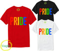 PRIDE T SHIRT MENS UNISEX GAY PRIDE LESBIAN LGBT RAINBOW PARADE FASHION S - 3XL