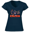 Caleb Williams Collage Bears LADIES V-Neck Shirt T-Shirt