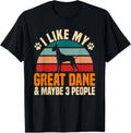Great Dane Introverted Gentle Dog Lover German Mastiff T-Shirt
