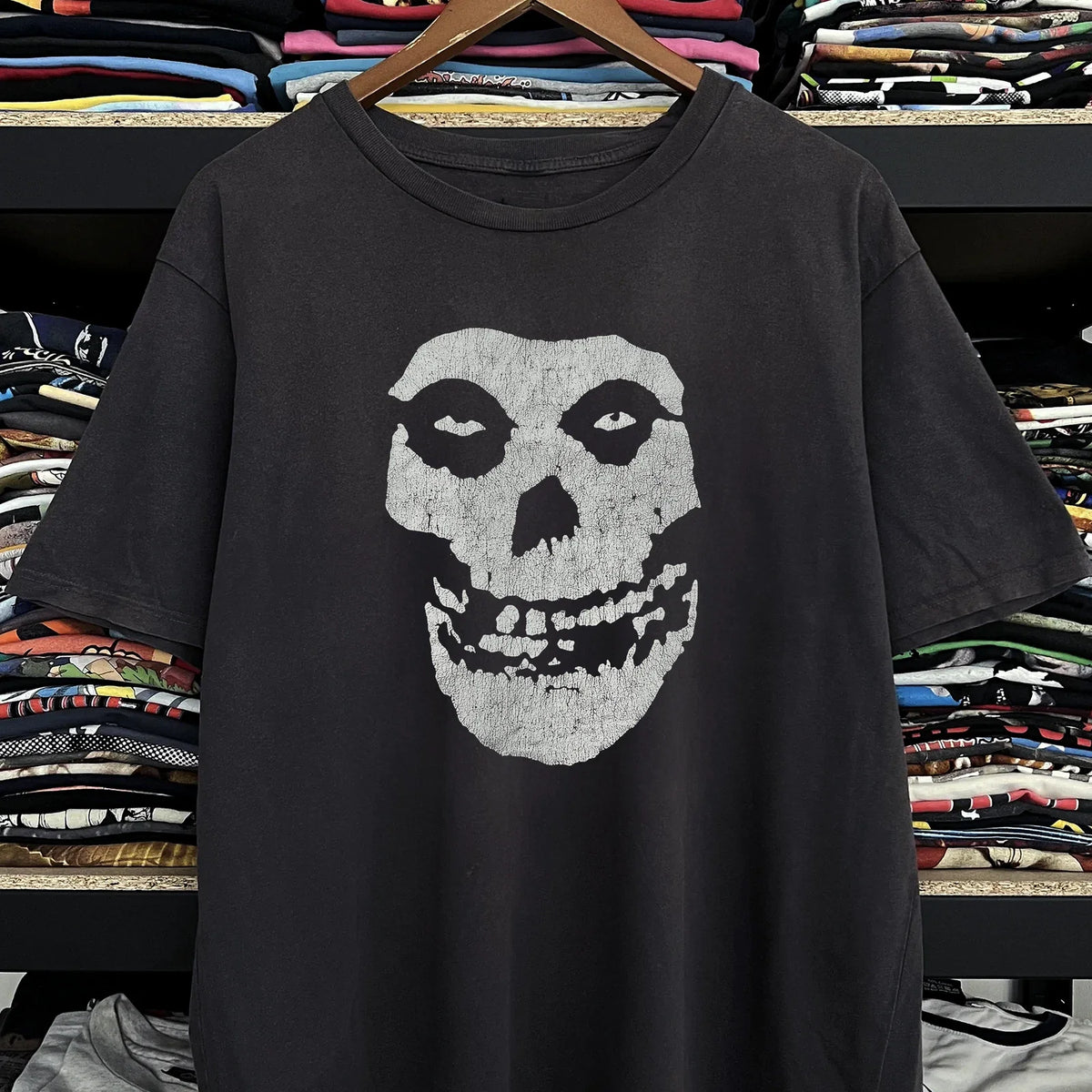 80s Misfits Crimson Ghost Classic T-Shirt Black XXL