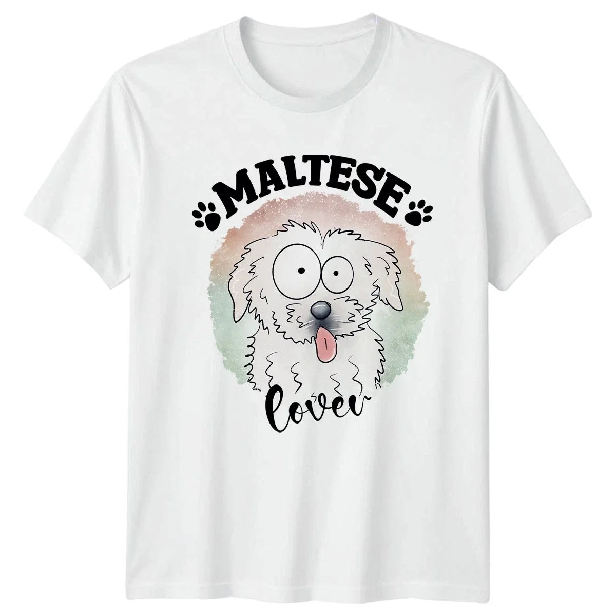 Maltese Lover T-Shirt Dog Breed Pet Birthday Gift For Him And Her