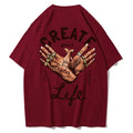 Create Your Wealth And Value Printing mens Tshirt Lovely Daily - AU Stocks