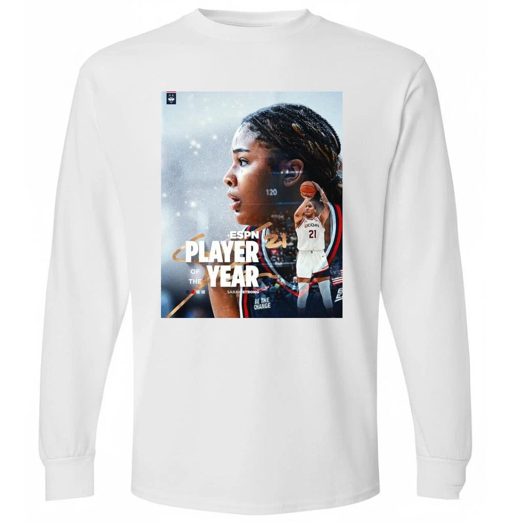 Sarah Strong Has Been Named Espn National Player Of The Year 2026 Vintage Shirt