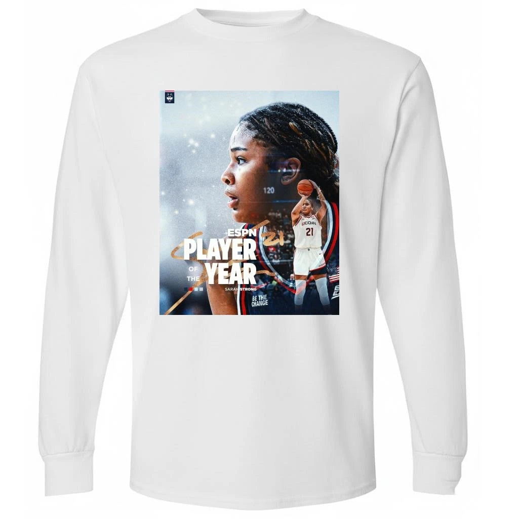 Sarah Strong Has Been Named Espn National Player Of The Year 2026 Vintage Shirt