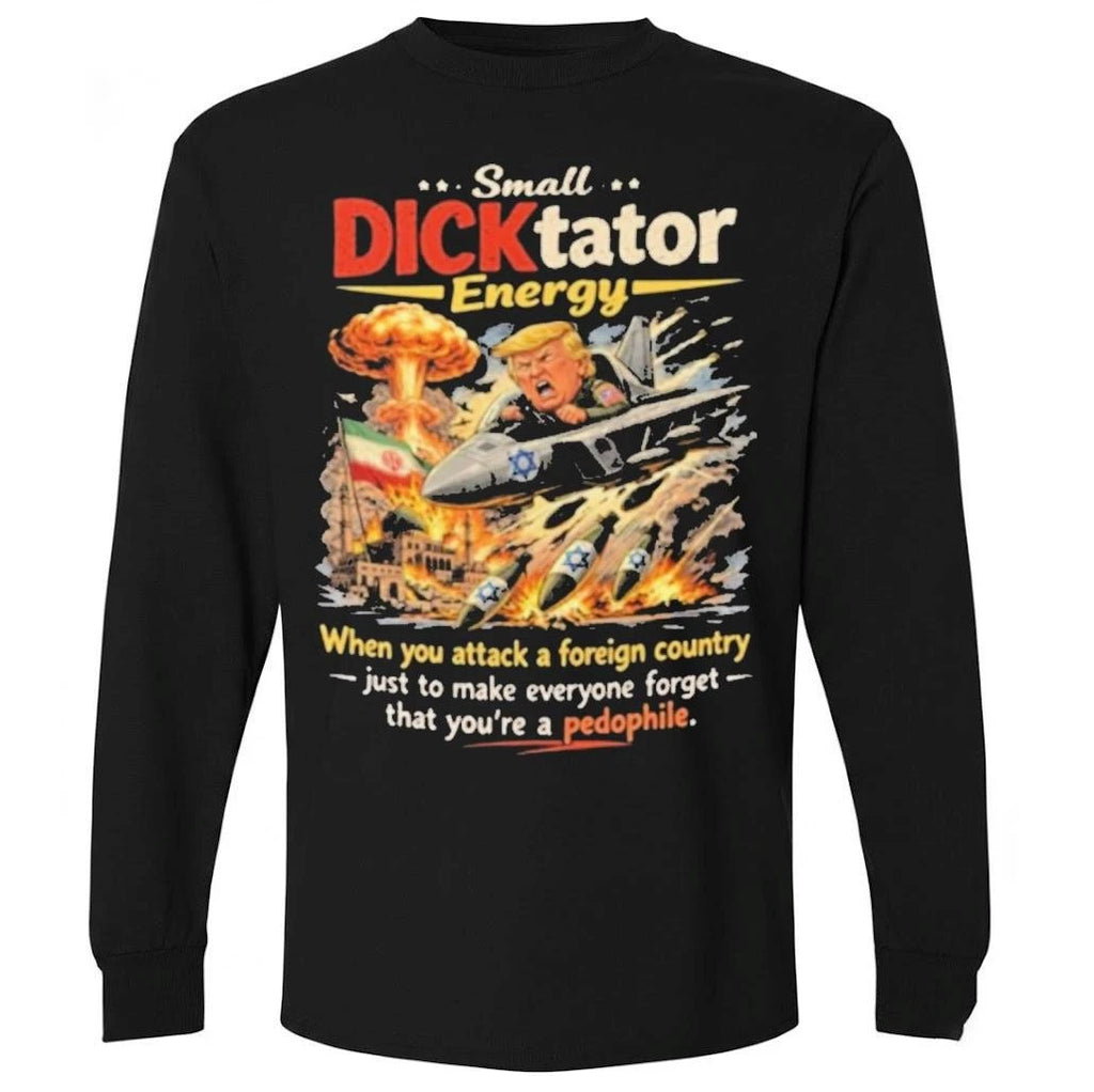 Satirical Dictator Energy Graphic Shirt