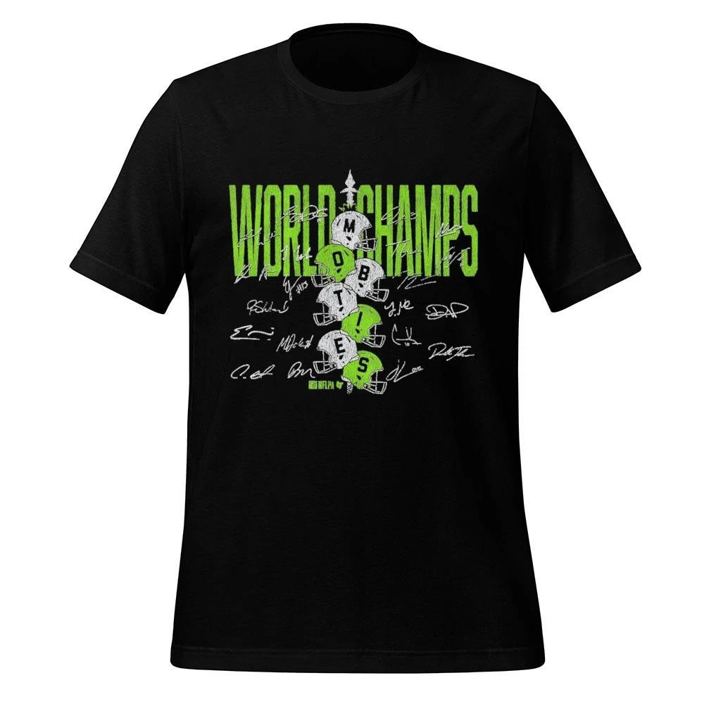 Seattle Football World Champs Helmet Stack Shirt