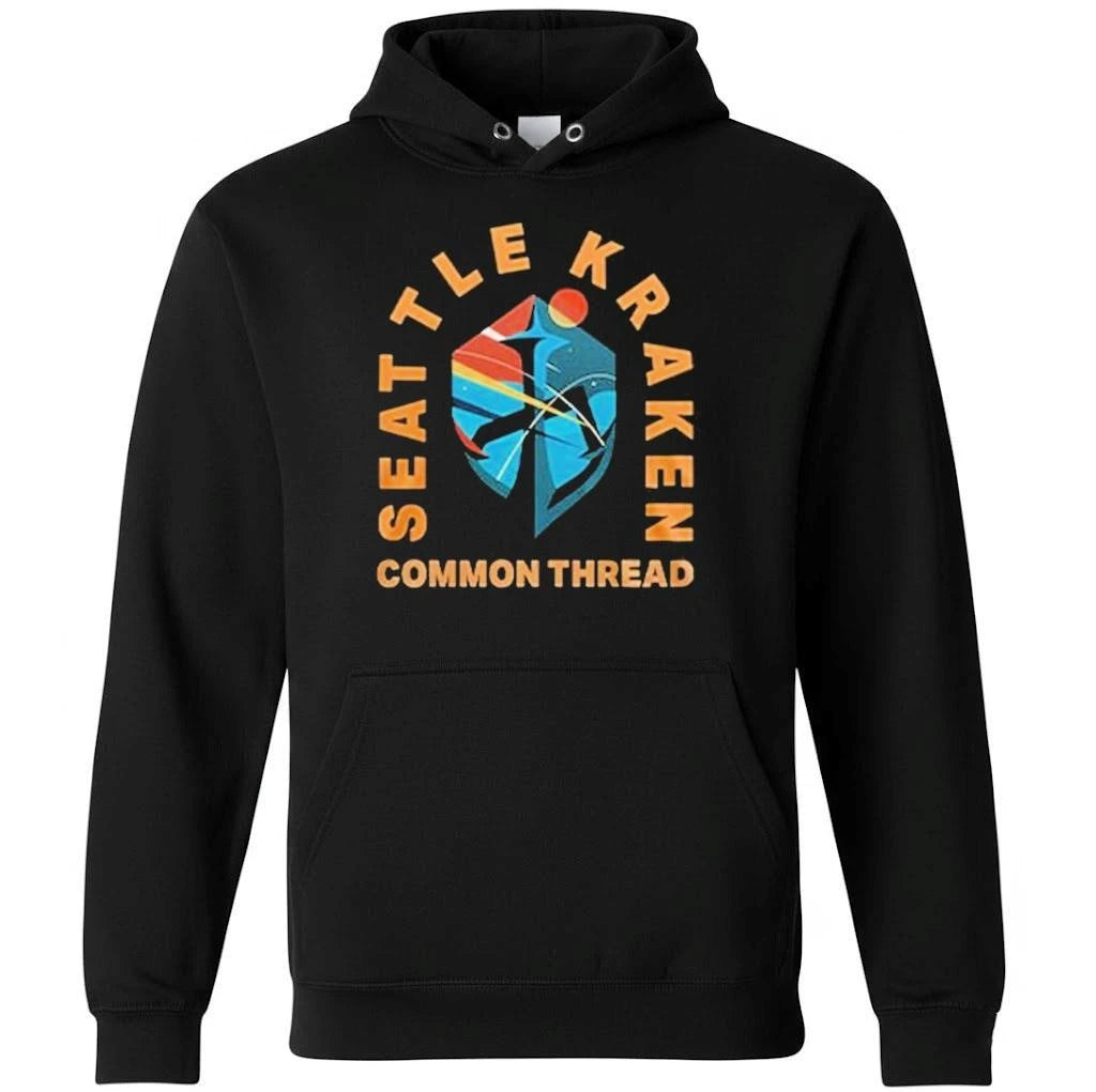 Seattle Kraken Black Hockey History Night 2026 Common Thread Shirt