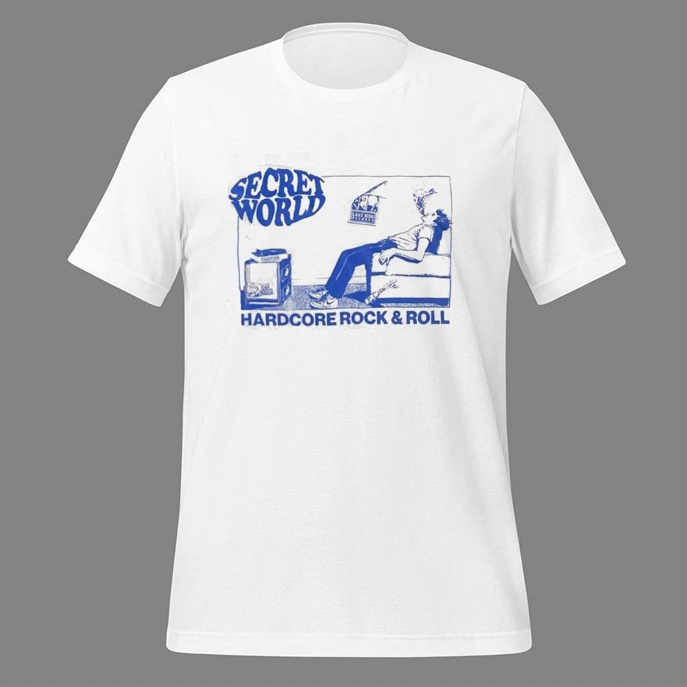 Secret World X Drain Headline Is Your Friend Tour 2026 Merch Dallas Texas At Ferris Wheelers On March 19 2026 Hardcore Rock And Roll Shirt