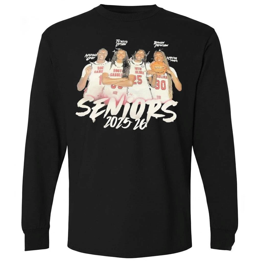 Seniors 2025-2026 South Carolina Women’s Basketball Shirt