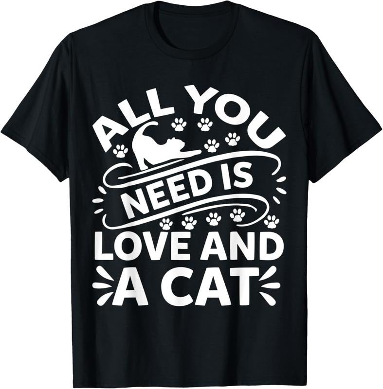 shirts All you need is love a cat T-Shirt Hoodie, Sweatshirt | HypeDripTees.com