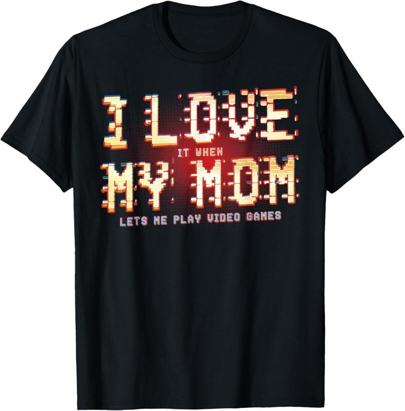 shirts I Love It When My Mom Lets Me Play Video Games Shirt Gamer T-Shirt Hoodie, Sweatshirt | HypeDripTees.com